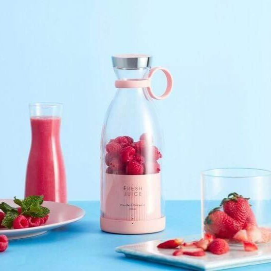 Mini Portable Juicer Blender - 6 Blade USB Rechargeable Juicer Blender