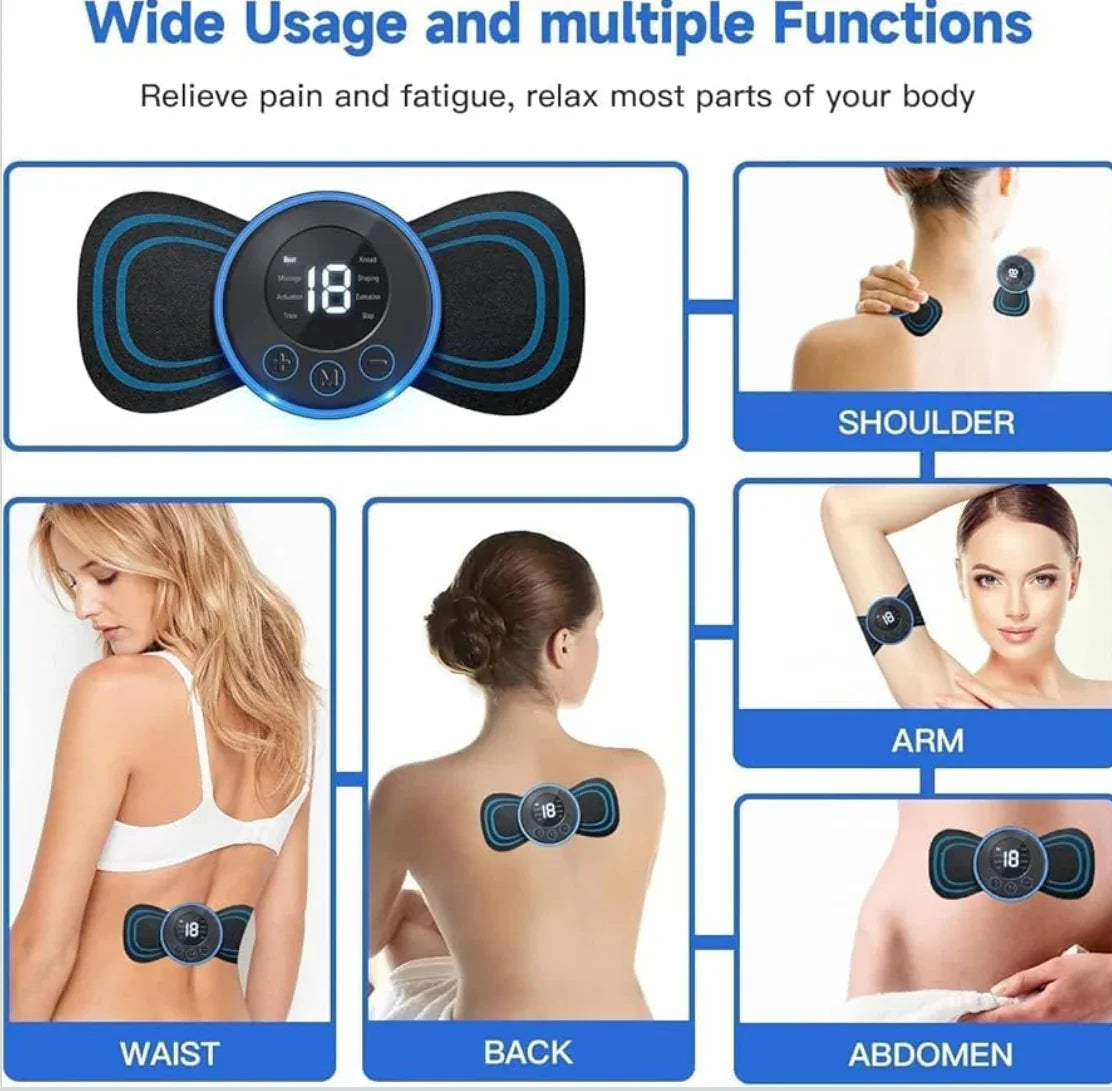 Reusable EMS Bioelectric Acupoints Massager Pad