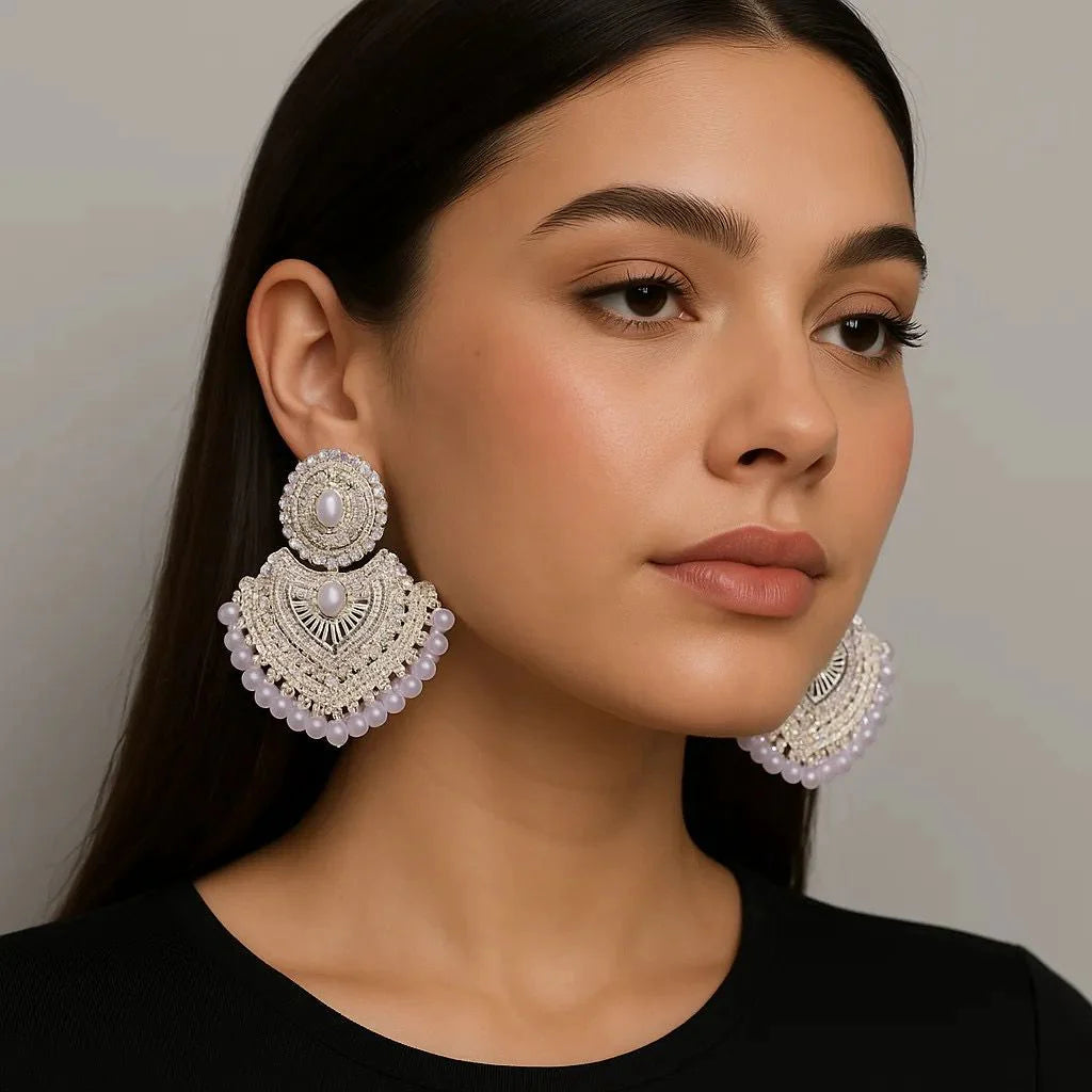 Rangriti Radiance Boho Statement Earrings